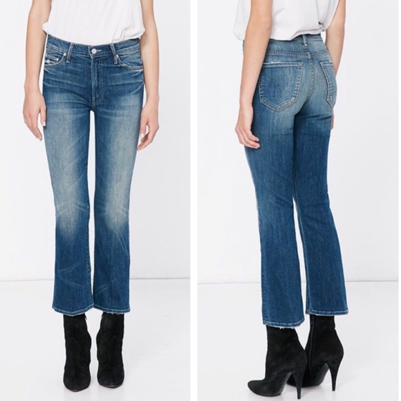 MOTHER Denim - MOTHER Insider Crop Double Trouble Sz 25 ::R17